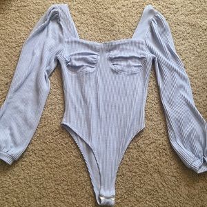 Light blue bodysuit